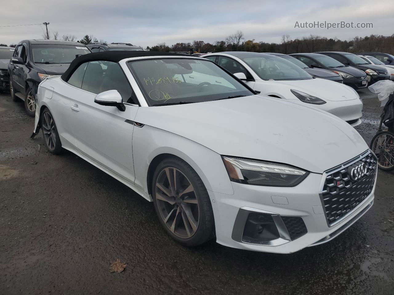 2022 Audi S5 Prestige White vin: WAUY4GF54NN007494