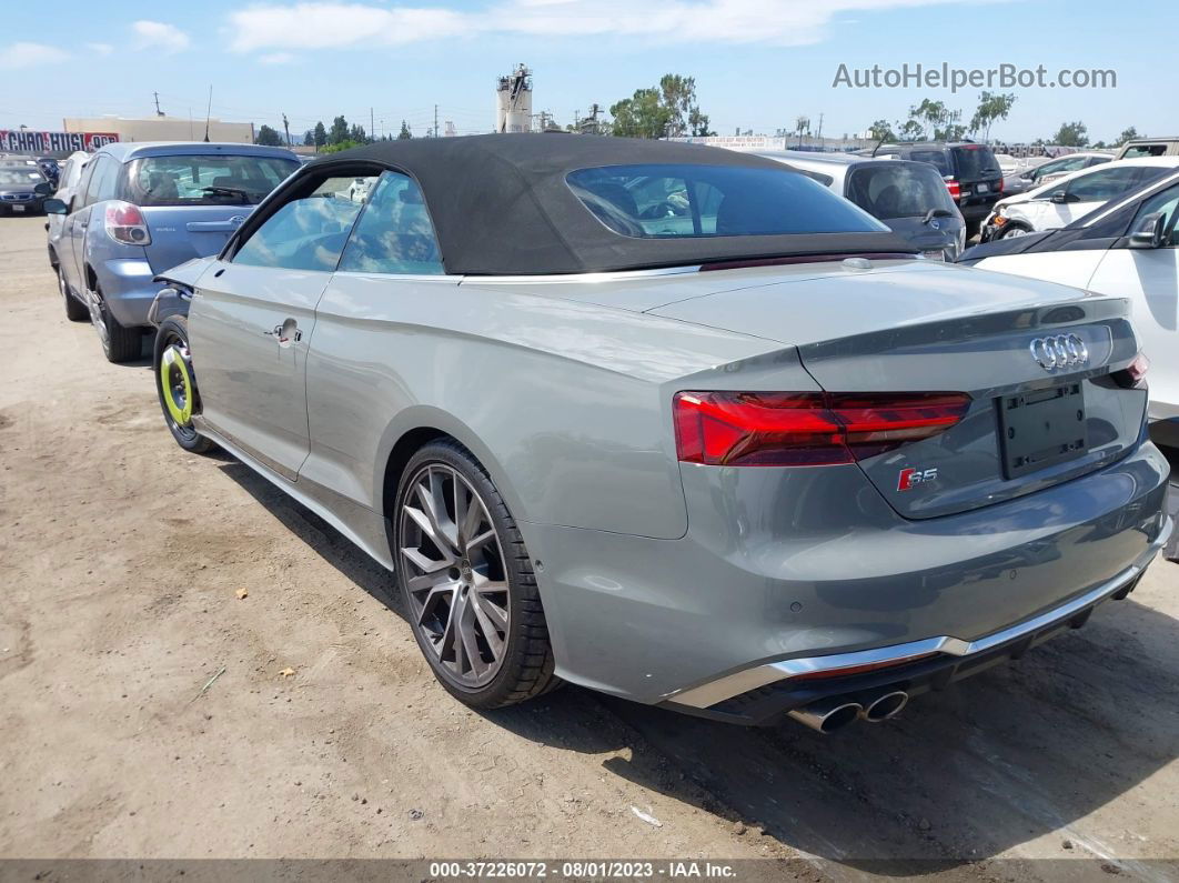 2022 Audi S5 Cabriolet Prestige Gray vin: WAUY4GF59NN001075