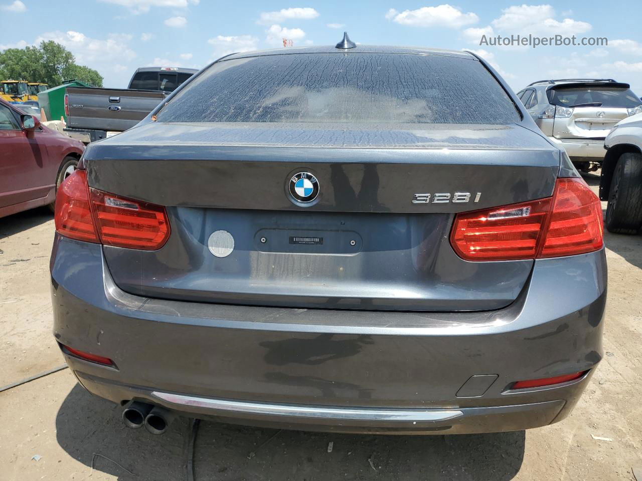 2012 Bmw 328 I Gray vin: WBA3A5C50CF259696