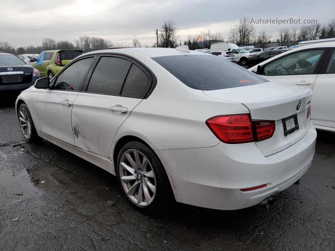 2012 Bmw 328 I White vin: WBA3A5C50CF340990