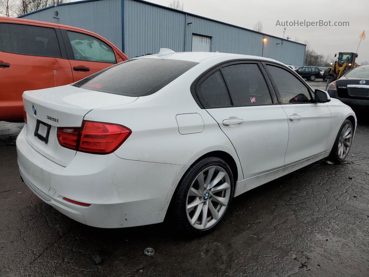 2012 Bmw 328 I White vin: WBA3A5C50CF340990