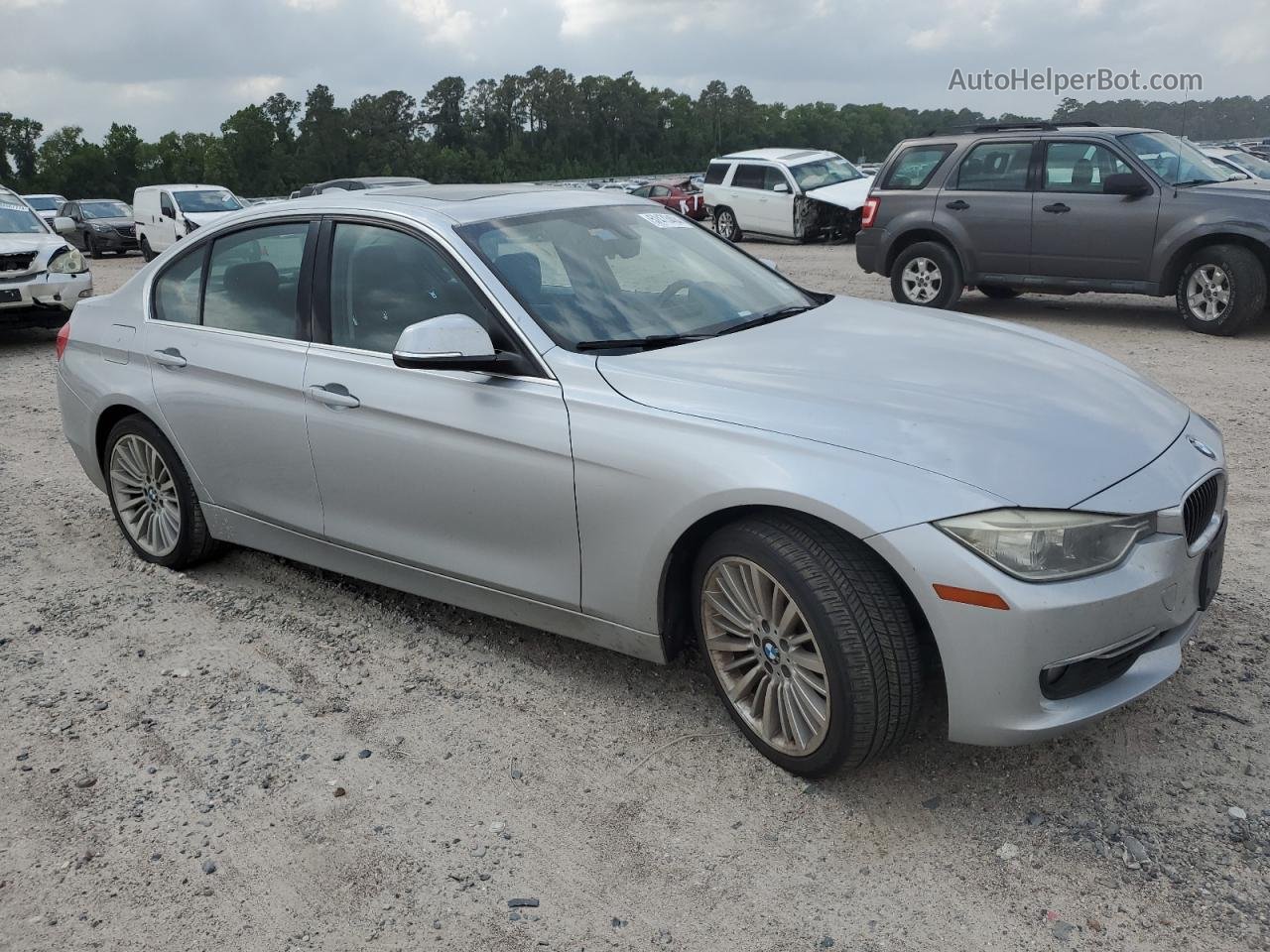 2012 Bmw 328 I Silver vin: WBA3A5C50CF341797