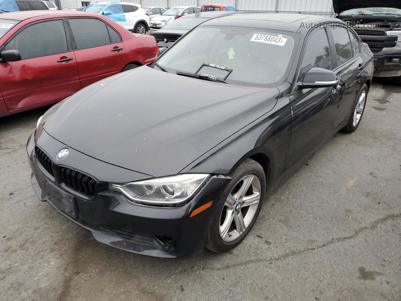 2012 Bmw 328 I Black vin: WBA3A5C50CF342948