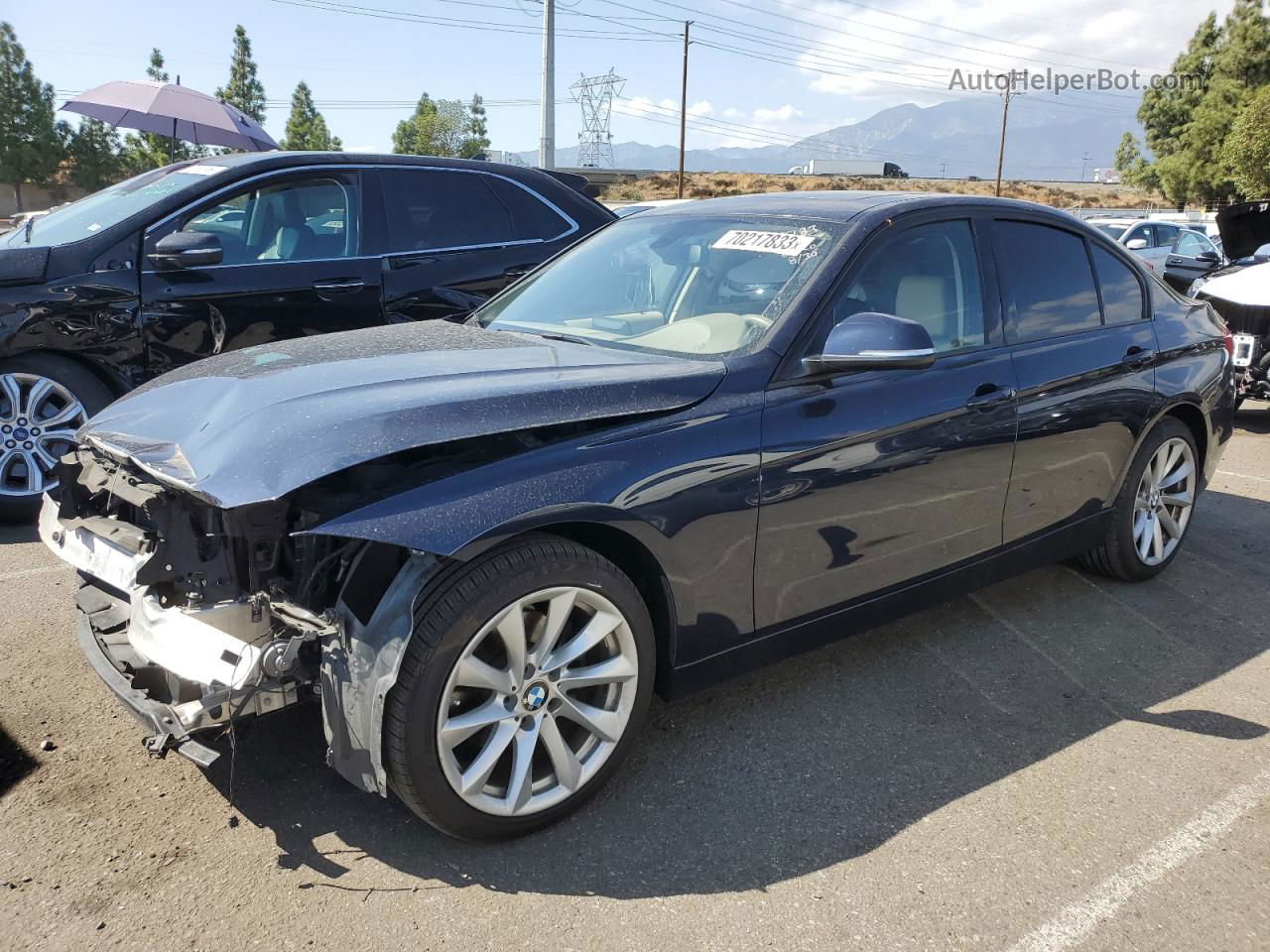 2012 Bmw 328 I Blue vin: WBA3A5C50CF343114