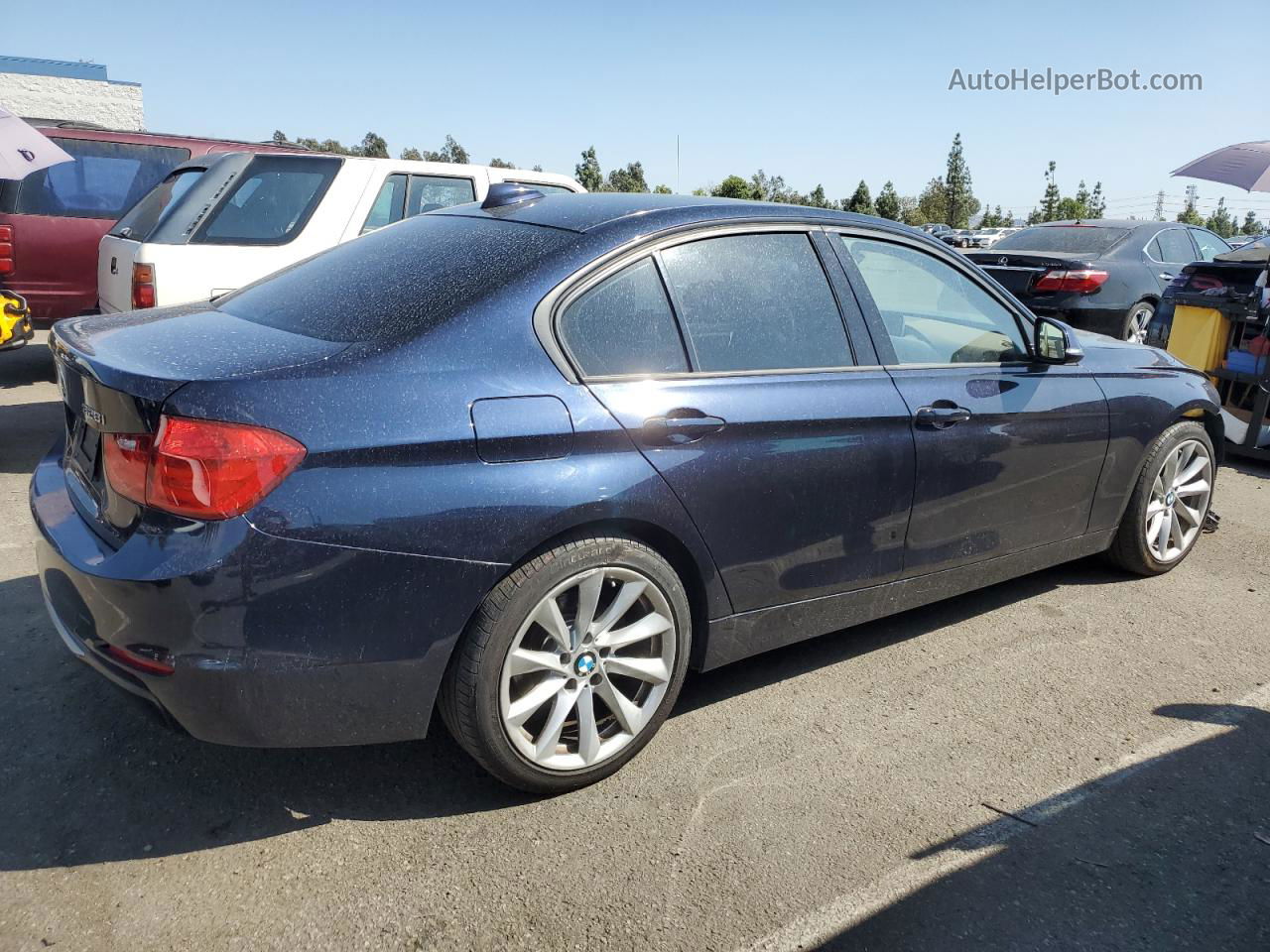 2012 Bmw 328 I Blue vin: WBA3A5C50CF343114