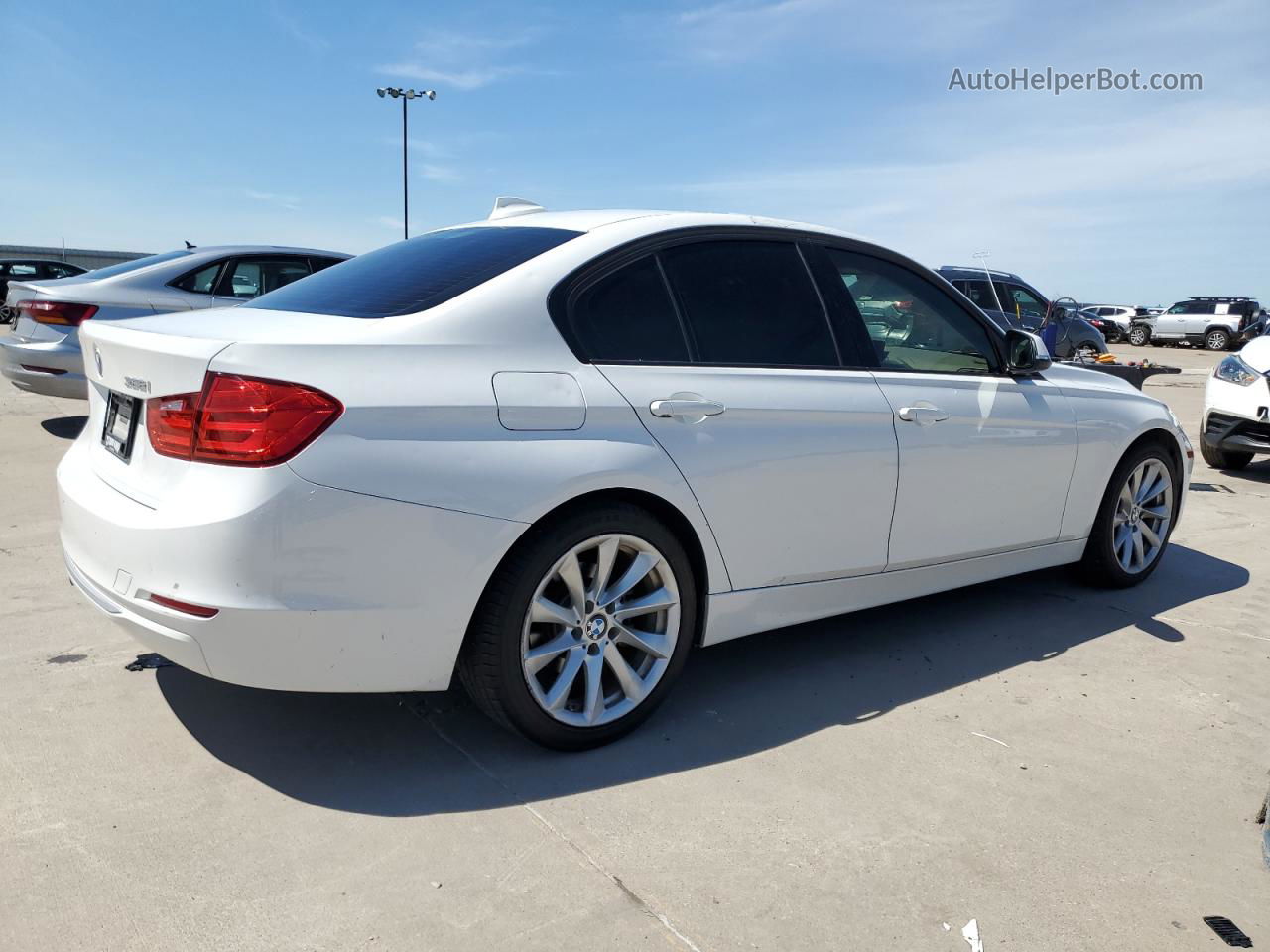 2012 Bmw 328 I White vin: WBA3A5C50CF349107