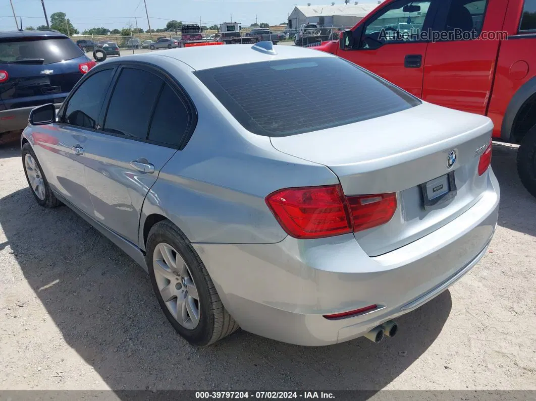 2013 Bmw 3 Series 328i Silver vin: WBA3A5C50DF356222