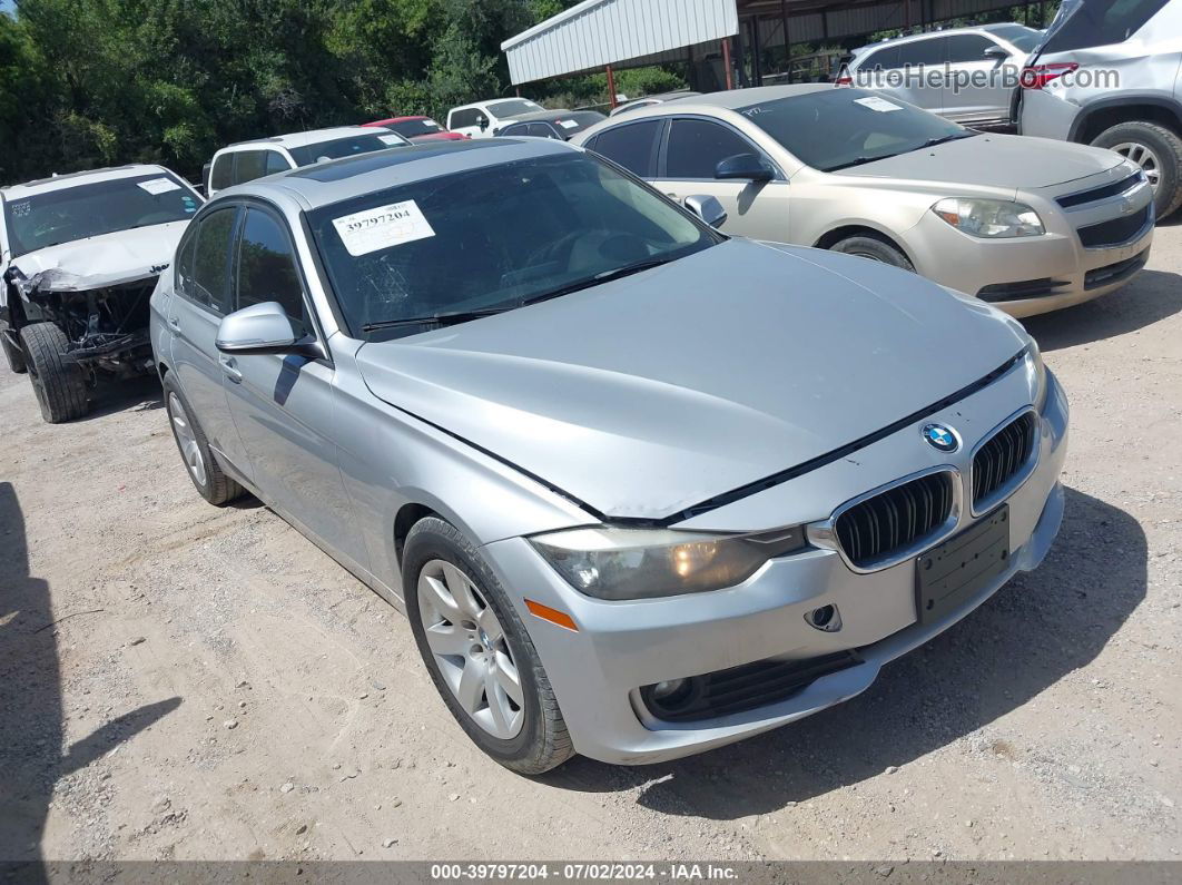 2013 Bmw 3 Series 328i Silver vin: WBA3A5C50DF356222