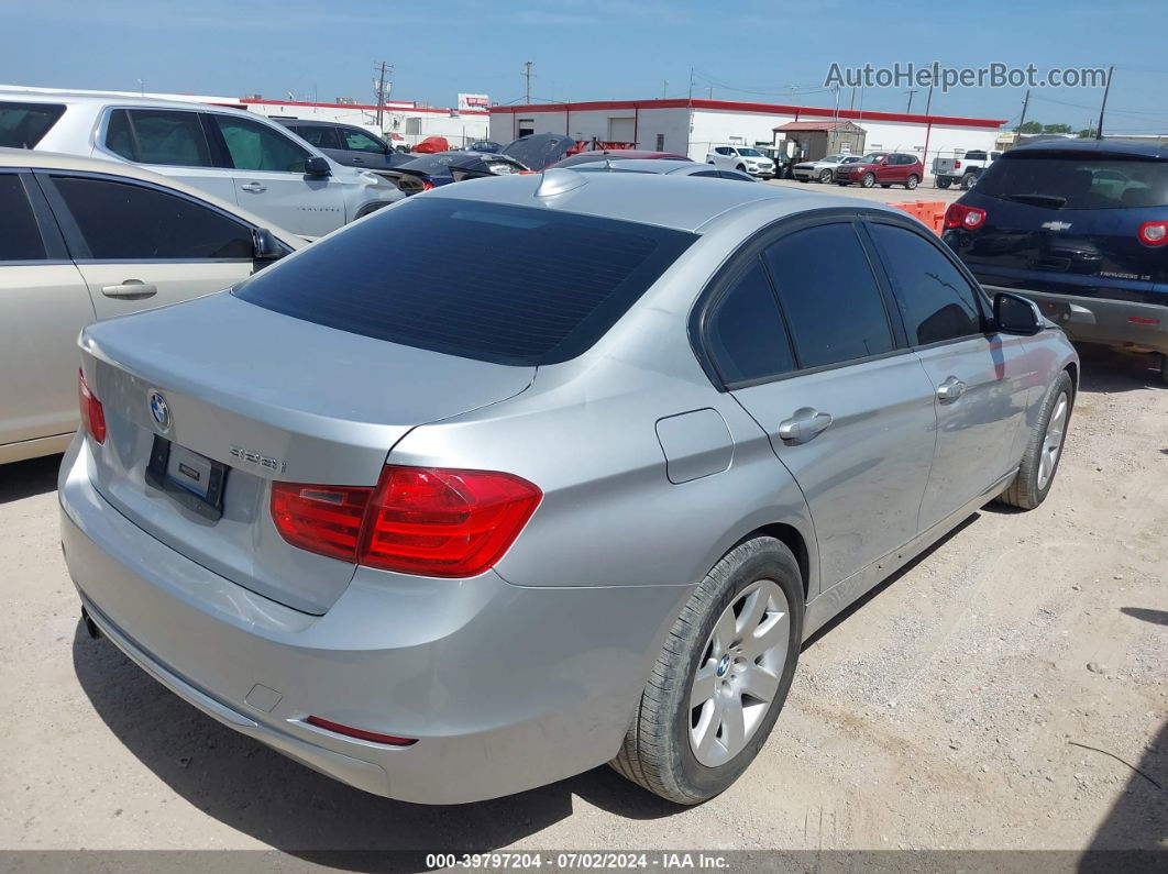 2013 Bmw 3 Series 328i Silver vin: WBA3A5C50DF356222