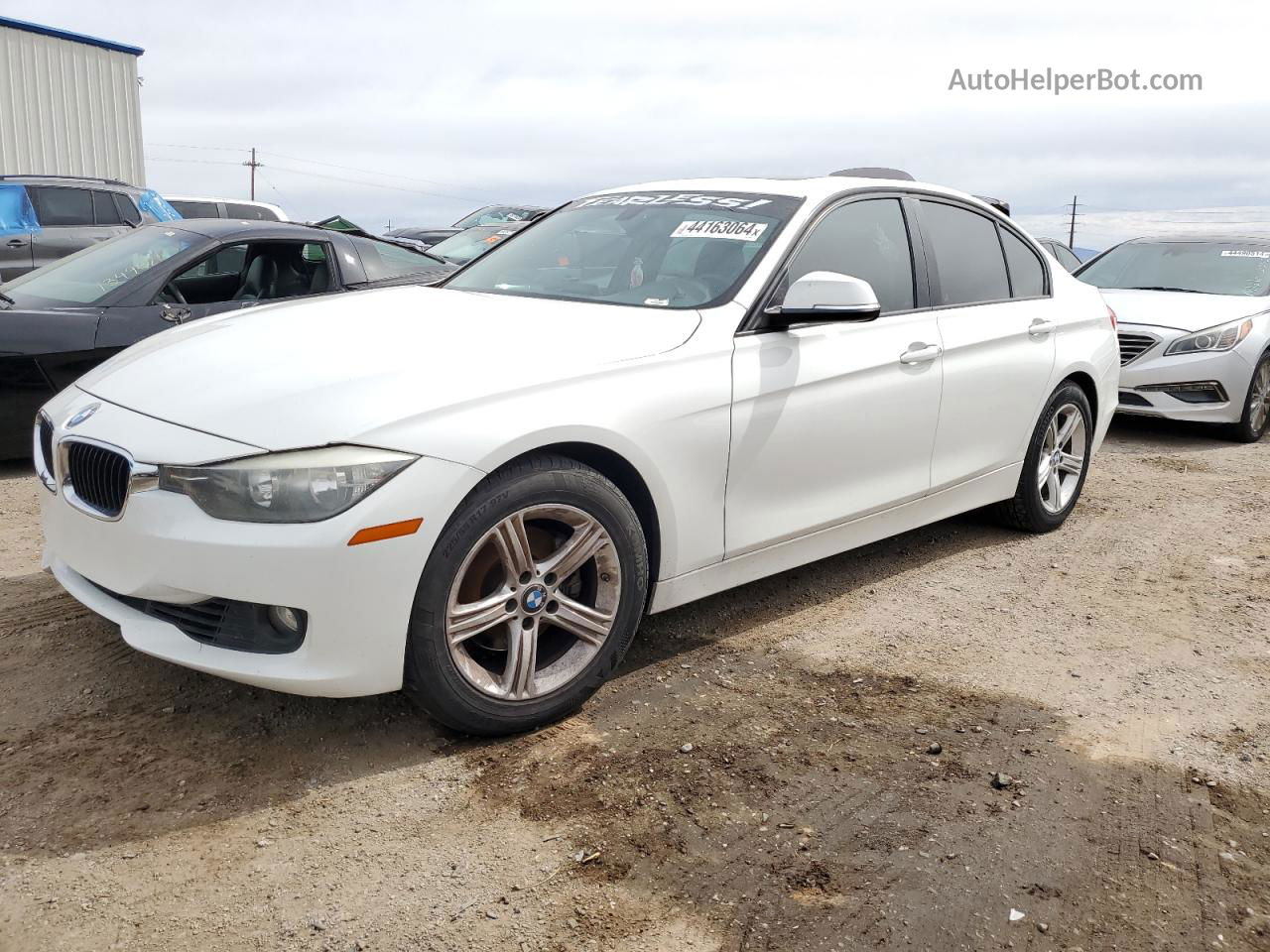 2013 Bmw 328 I White vin: WBA3A5C50DF358956