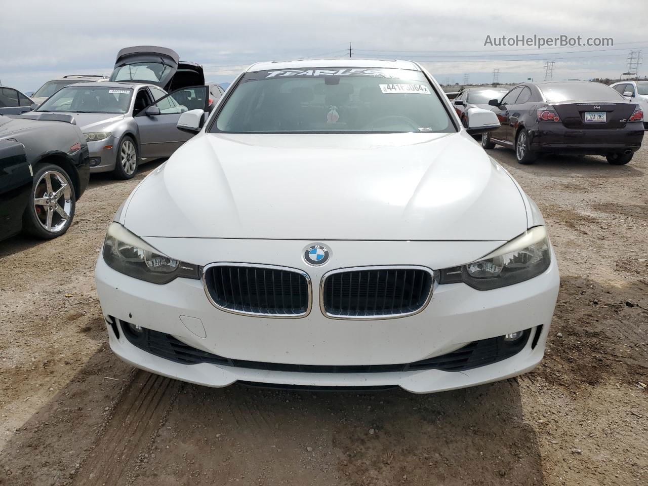 2013 Bmw 328 I White vin: WBA3A5C50DF358956