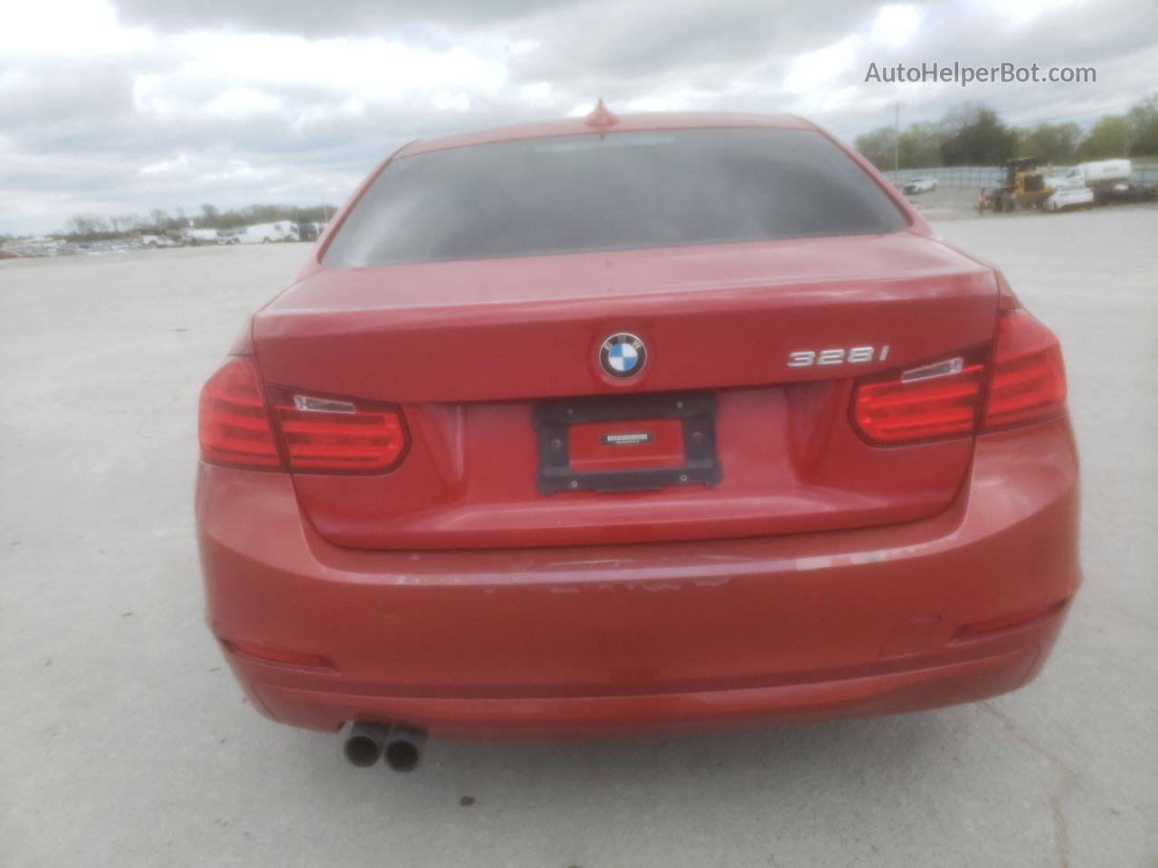 2013 Bmw 328 I Red vin: WBA3A5C50DF359122