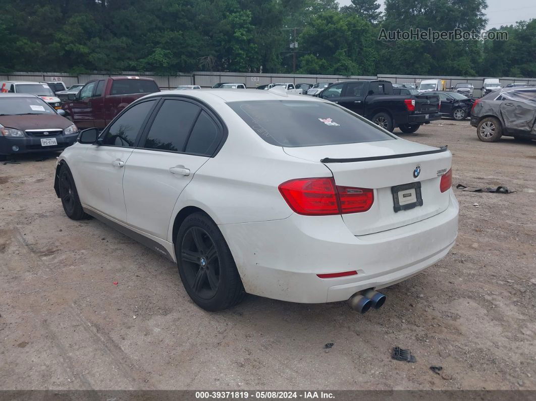 2014 Bmw 328i   White vin: WBA3A5C50EF604874