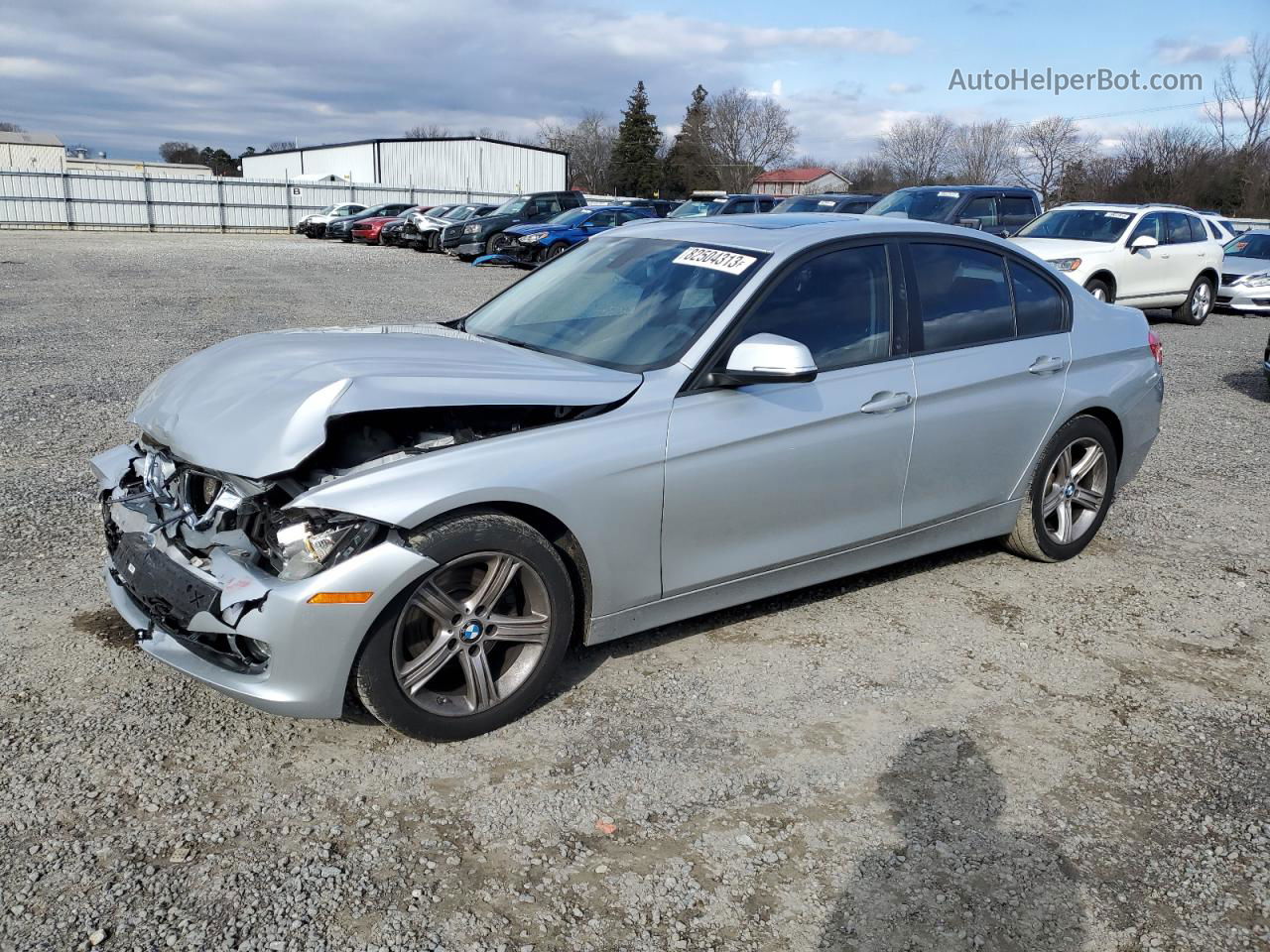 2014 Bmw 328 I Silver vin: WBA3A5C50EF605233