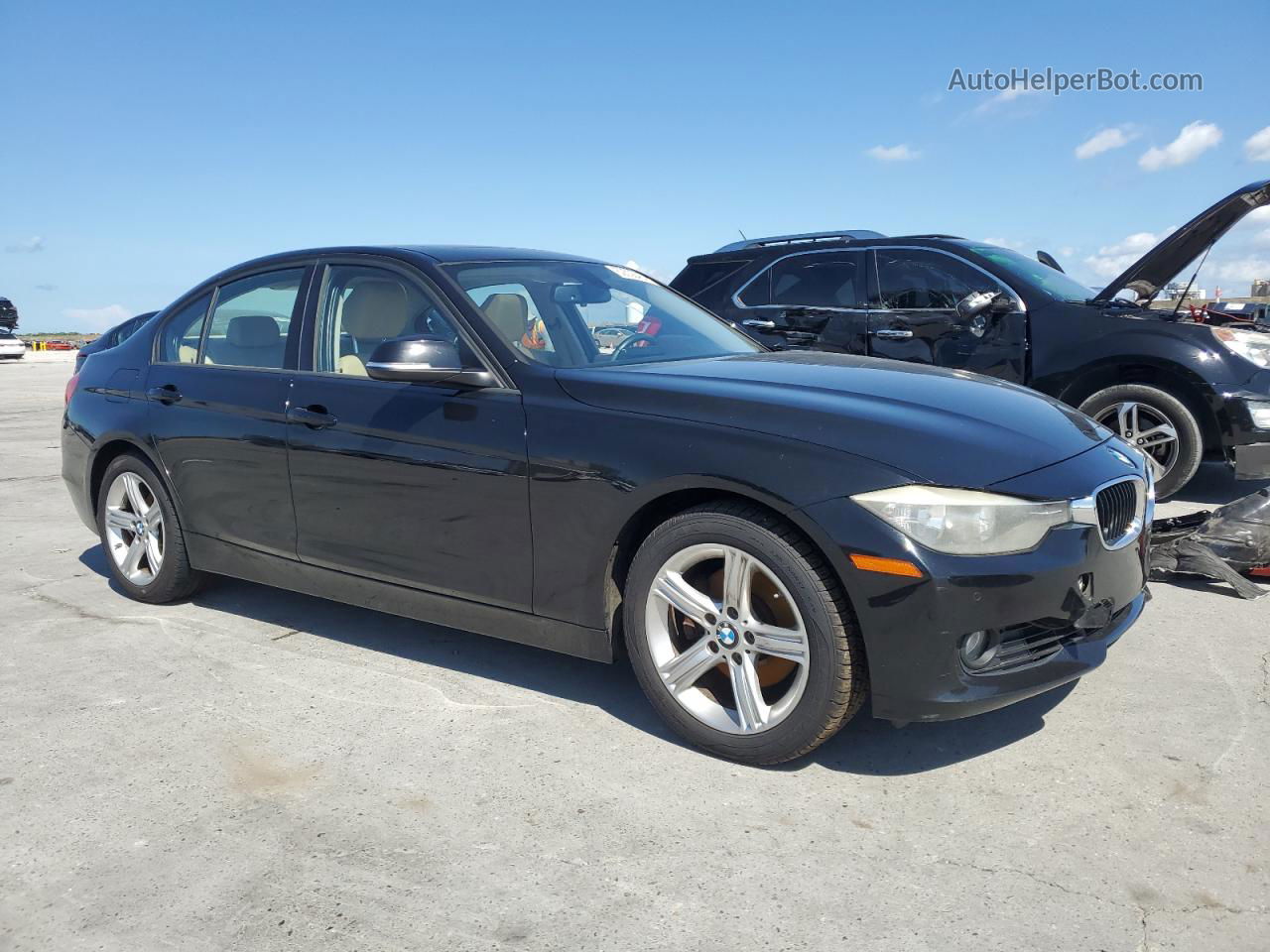 2014 Bmw 328 I Black vin: WBA3A5C50EJ463365