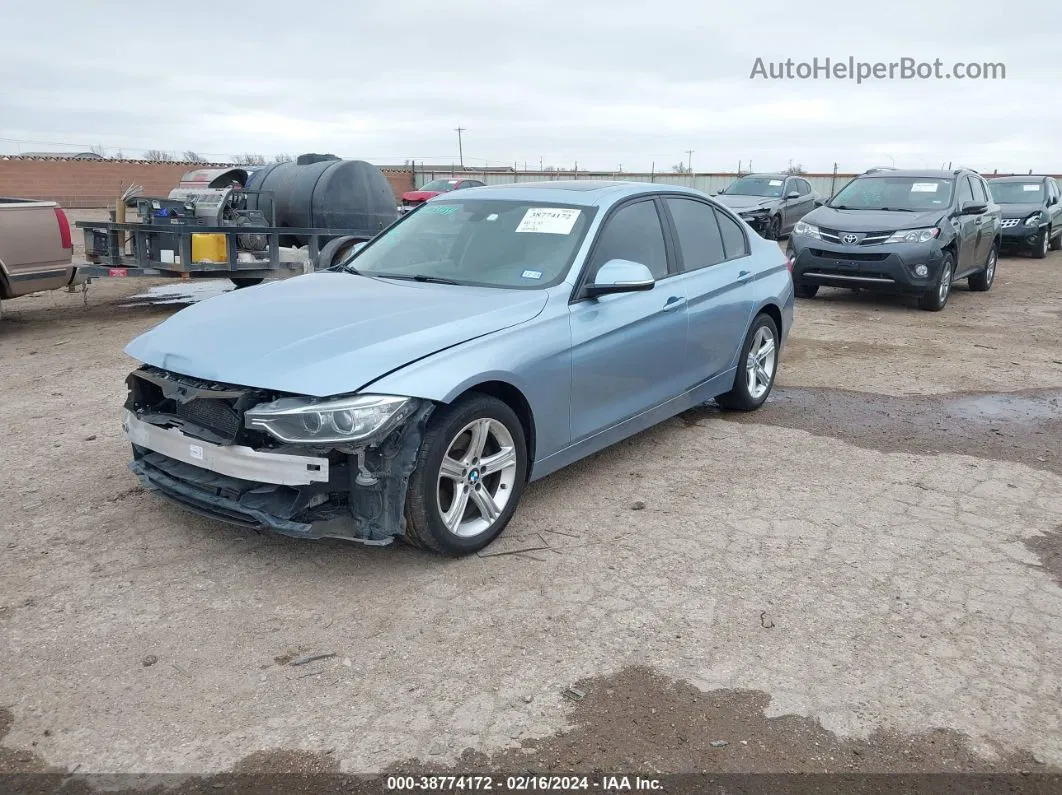 2014 Bmw 328i Blue vin: WBA3A5C50EP601032