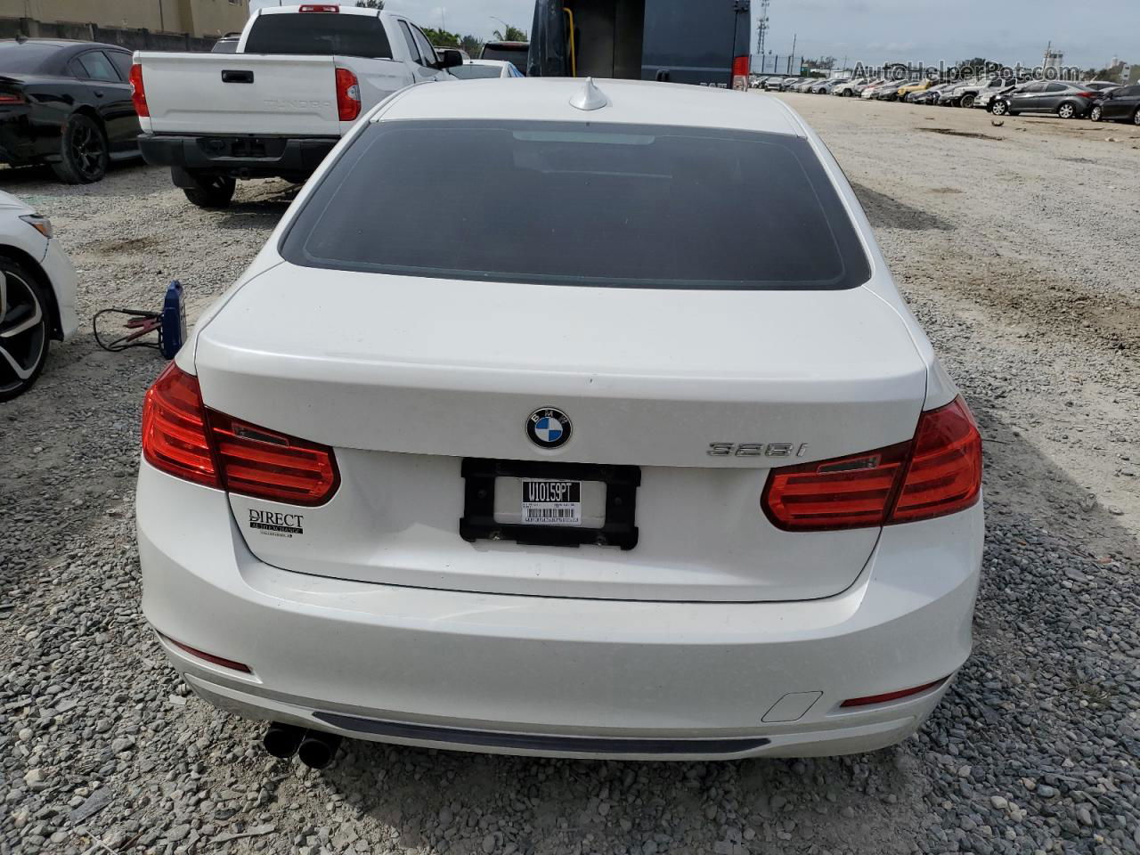 2014 Bmw 328 I White vin: WBA3A5C50EP601533