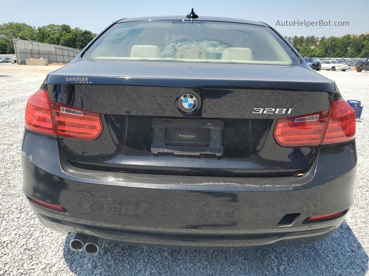 2015 Bmw 328 I Black vin: WBA3A5C50FF606576