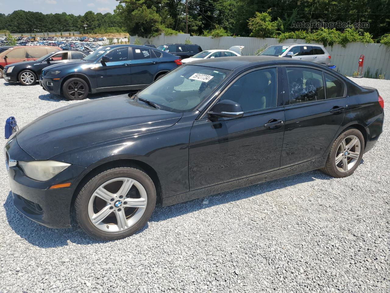 2015 Bmw 328 I Black vin: WBA3A5C50FF606576