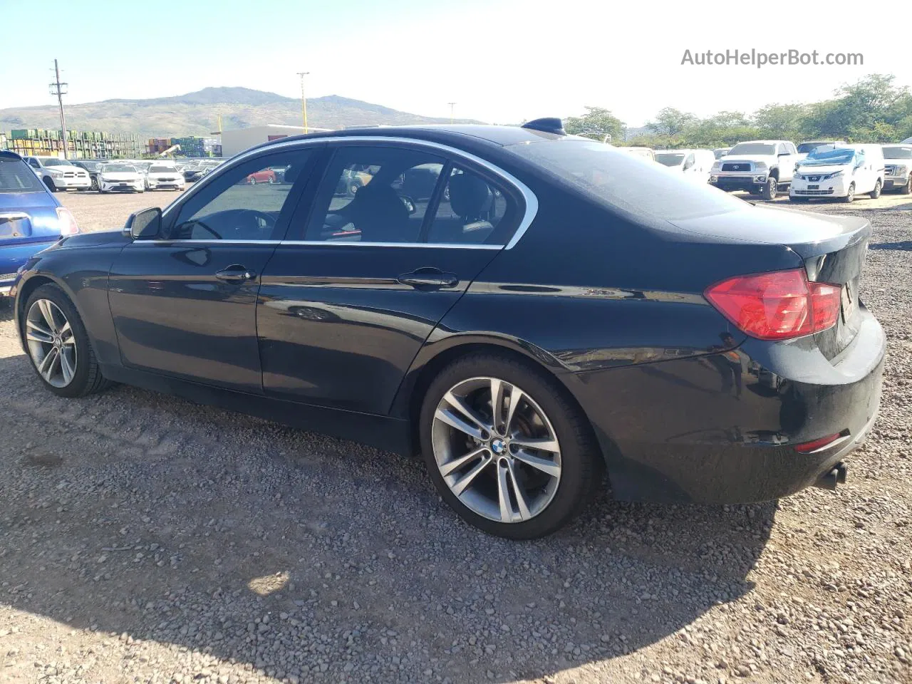 2015 Bmw 328 I Black vin: WBA3A5C50FP604014