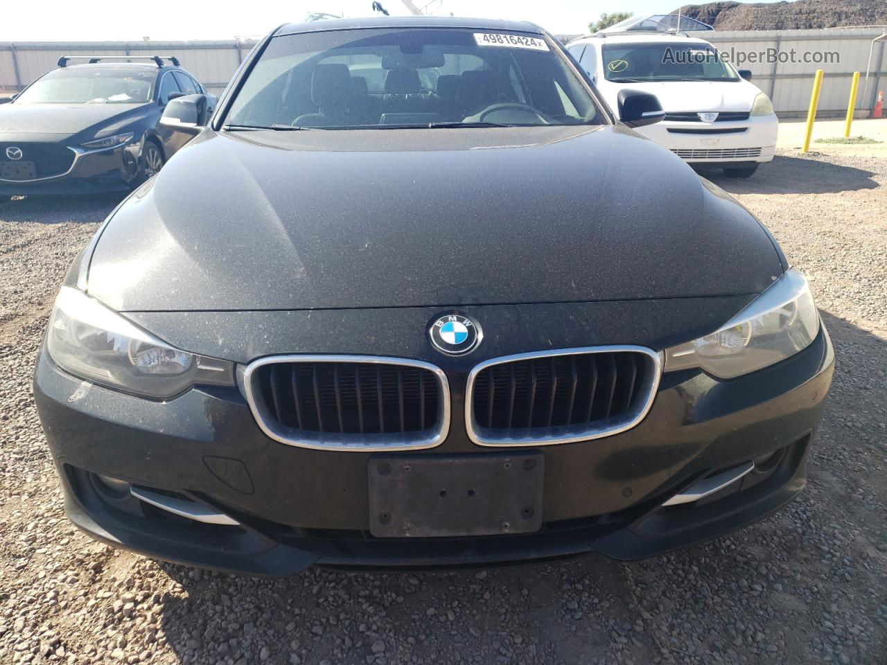 2015 Bmw 328 I Black vin: WBA3A5C50FP604014