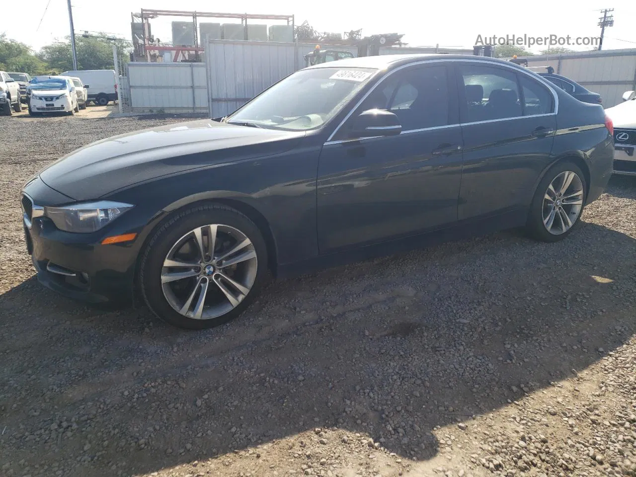 2015 Bmw 328 I Black vin: WBA3A5C50FP604014