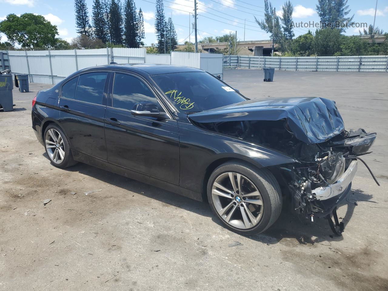 2015 Bmw 328 I Black vin: WBA3A5C50FP604837