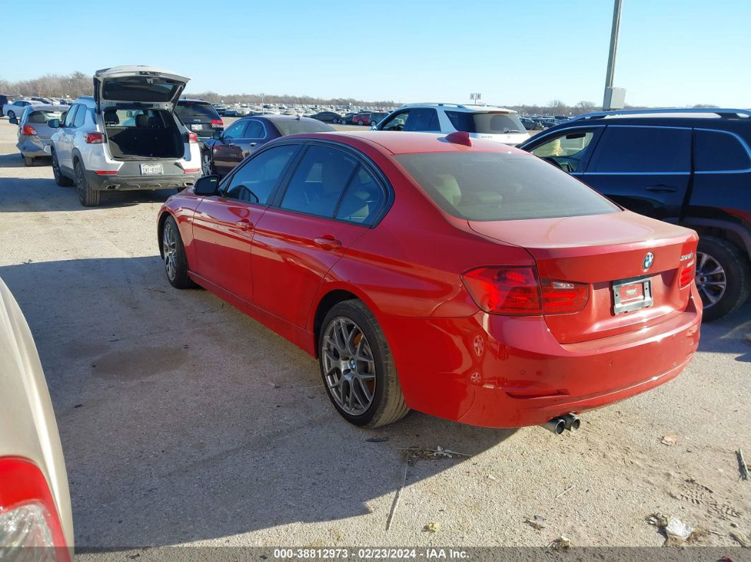 2015 Bmw 328i   Красный vin: WBA3A5C50FP605552