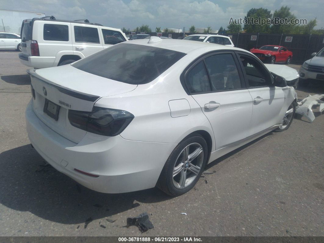 2012 Bmw 3 Series 328i White vin: WBA3A5C51CF258136