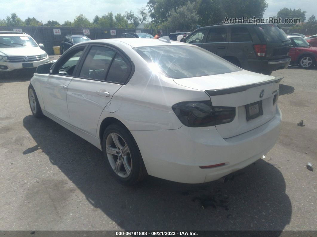 2012 Bmw 3 Series 328i White vin: WBA3A5C51CF258136