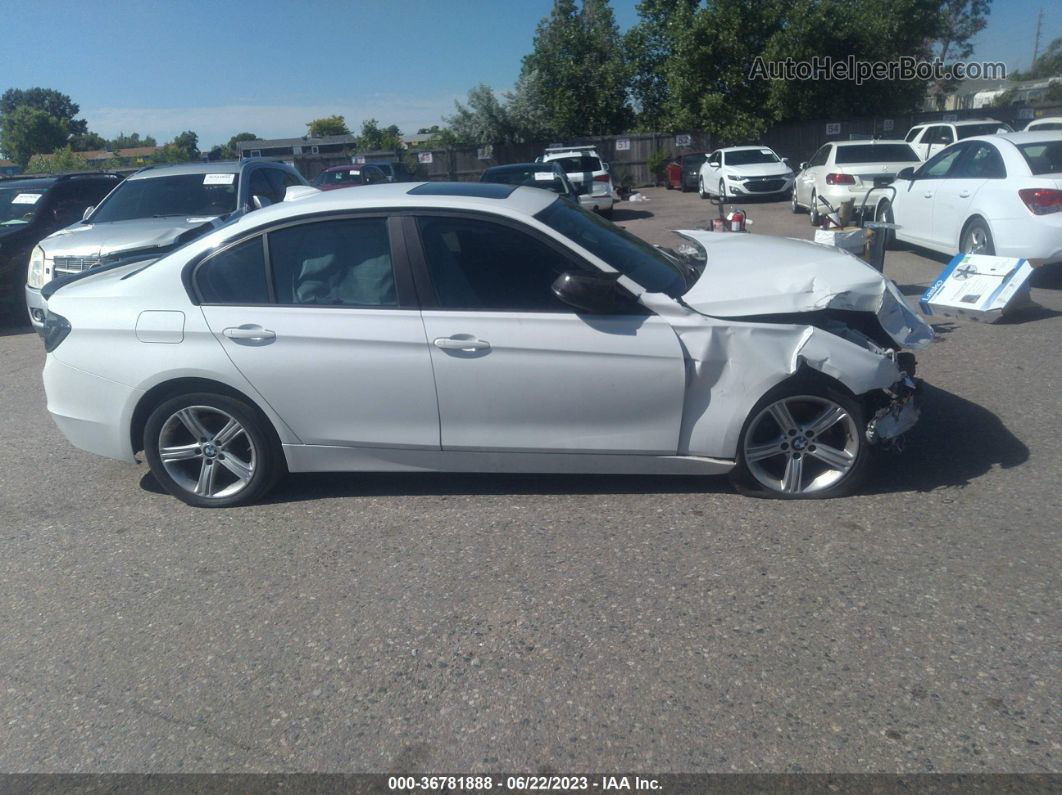 2012 Bmw 3 Series 328i White vin: WBA3A5C51CF258136