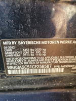 2012 Bmw 328 I Синий vin: WBA3A5C51CF258587