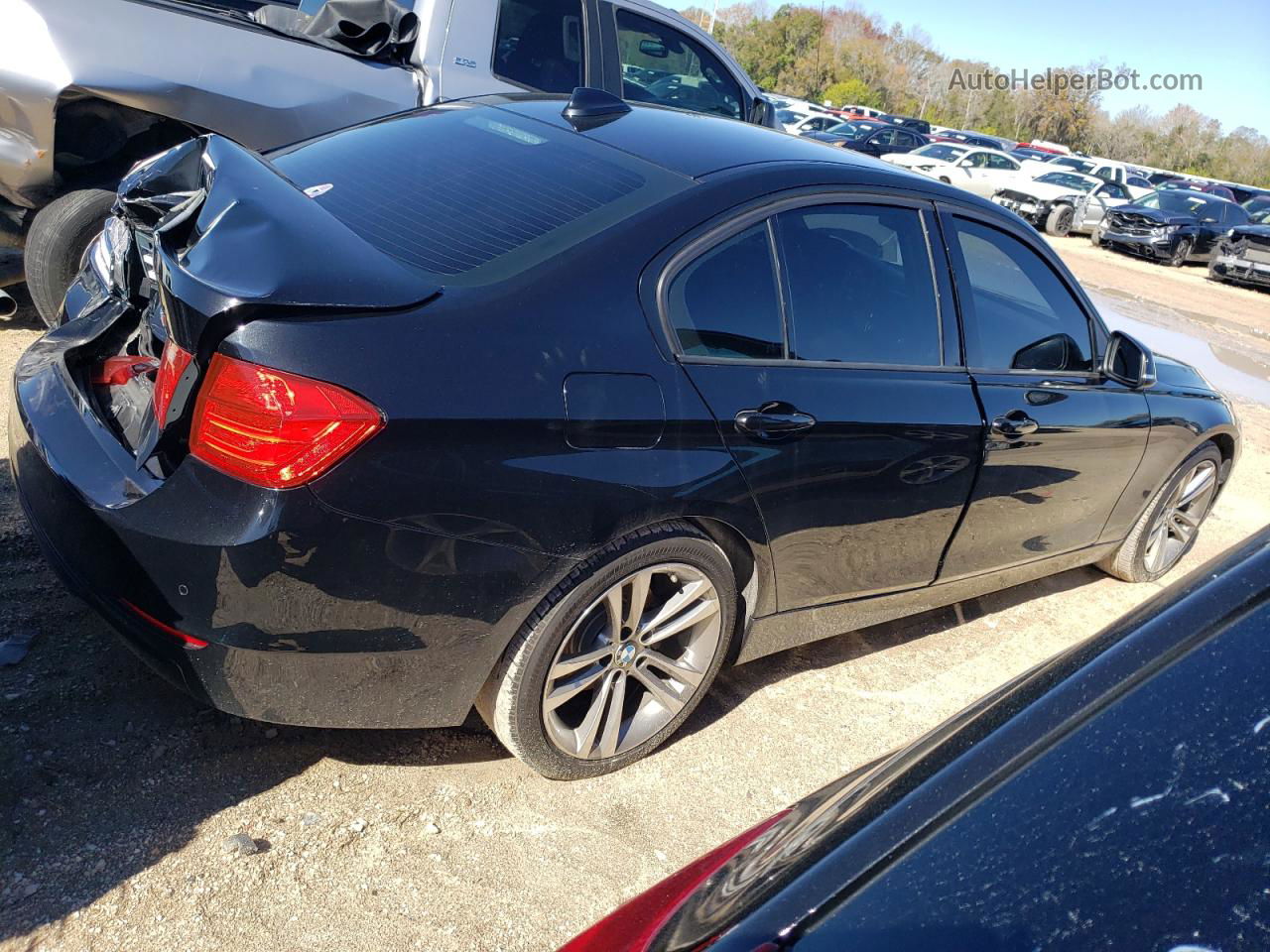 2012 Bmw 328 I Black vin: WBA3A5C51CF259383