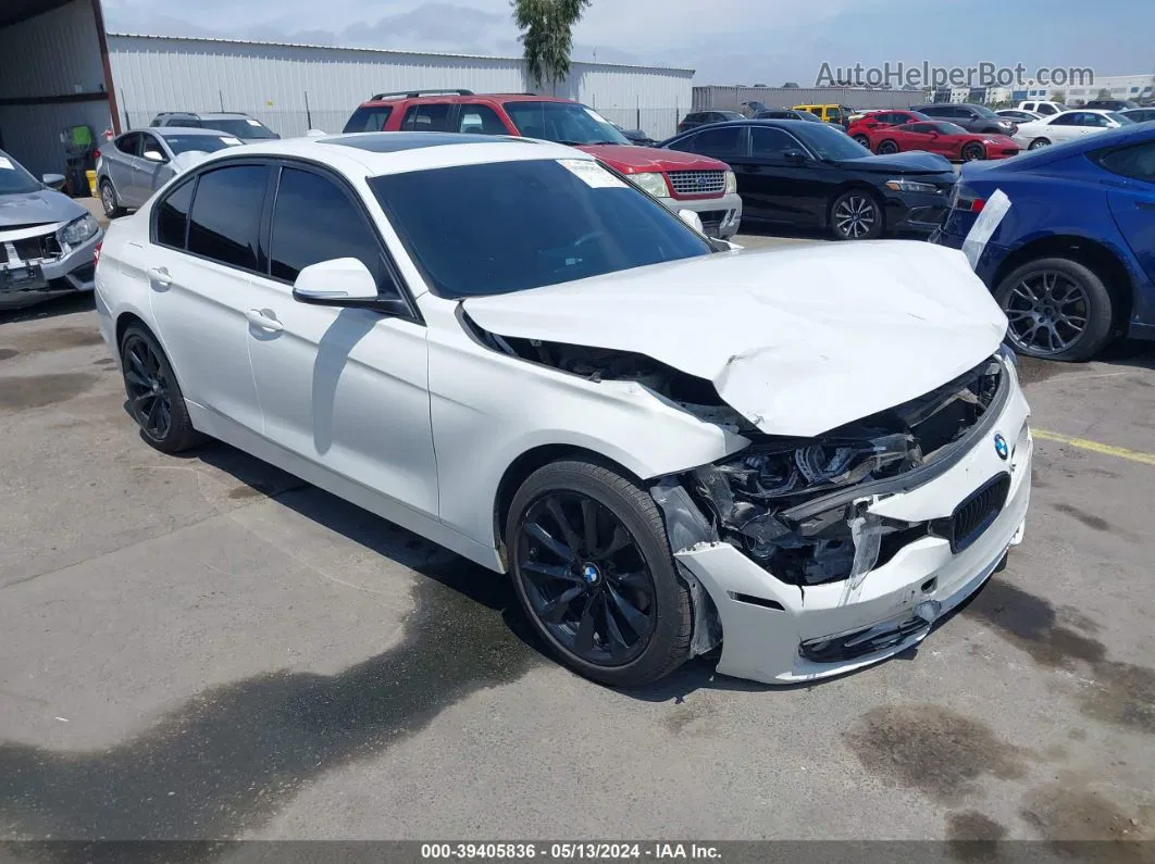 2012 Bmw 328i   White vin: WBA3A5C51CF341341