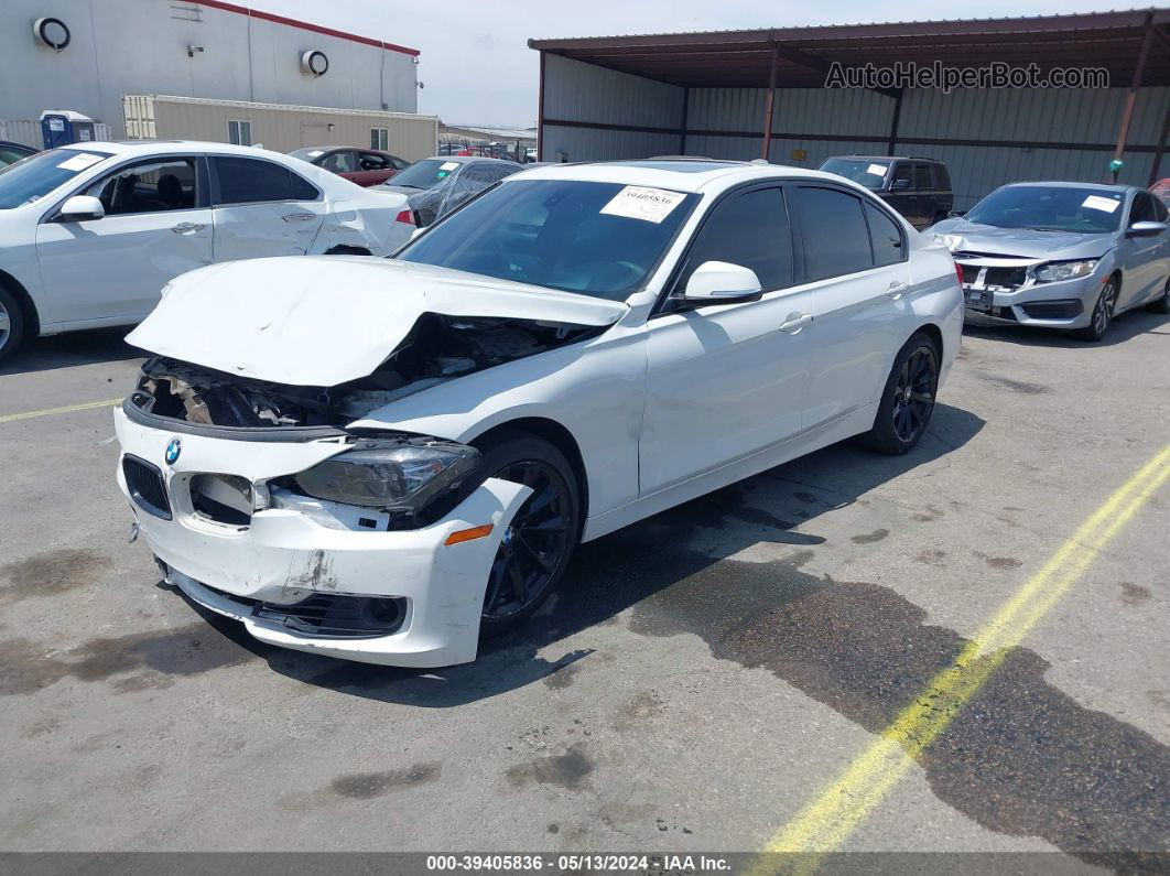 2012 Bmw 328i   White vin: WBA3A5C51CF341341