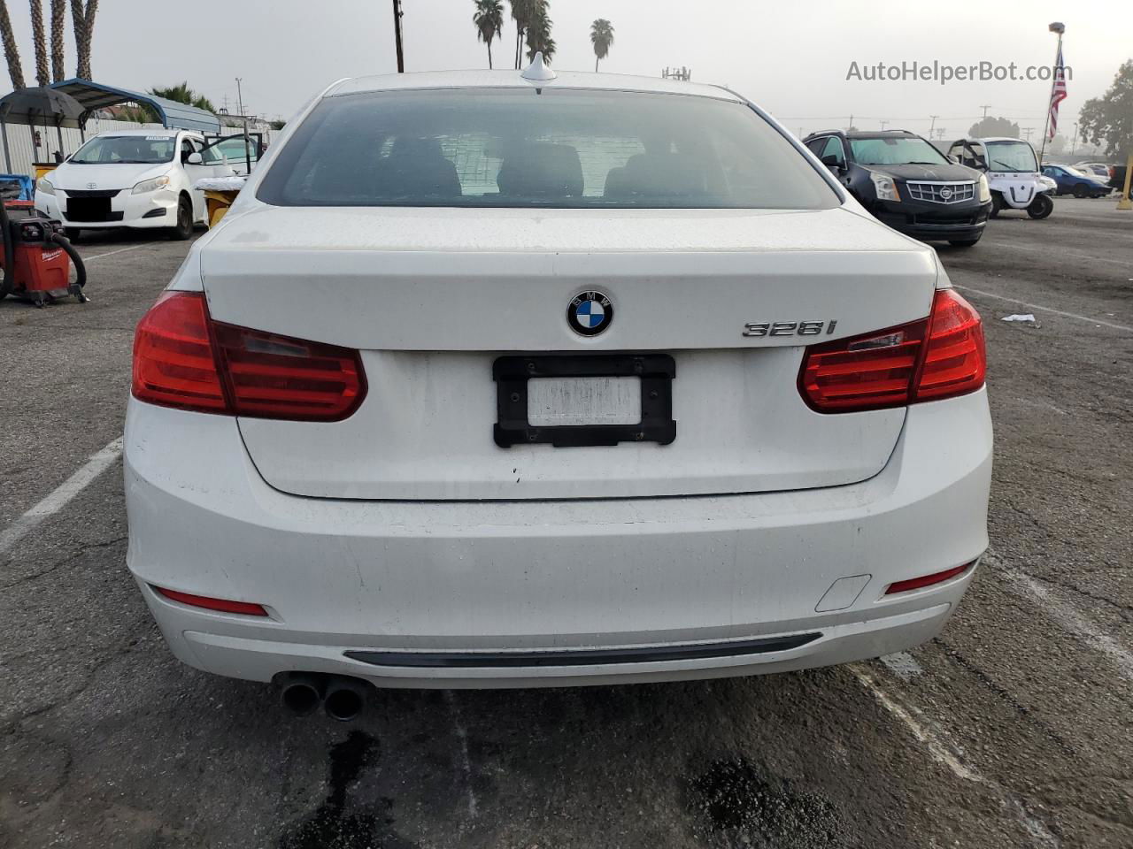 2012 Bmw 328 I White vin: WBA3A5C51CF346720