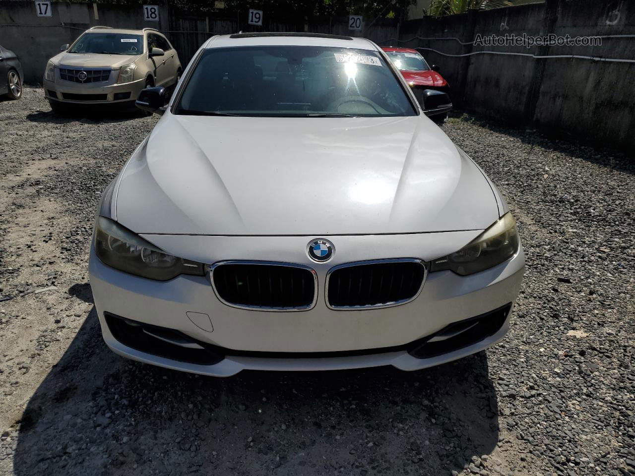 2012 Bmw 328 I Белый vin: WBA3A5C51CF348421