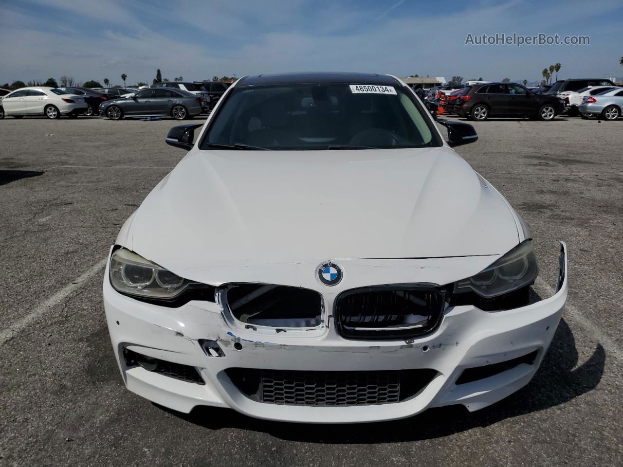 2014 Bmw 328 I Белый vin: WBA3A5C51EF604527