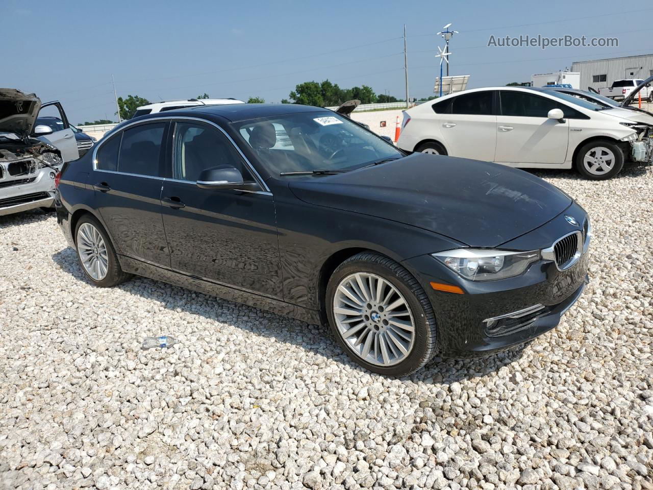 2014 Bmw 328 I Black vin: WBA3A5C51EP601203