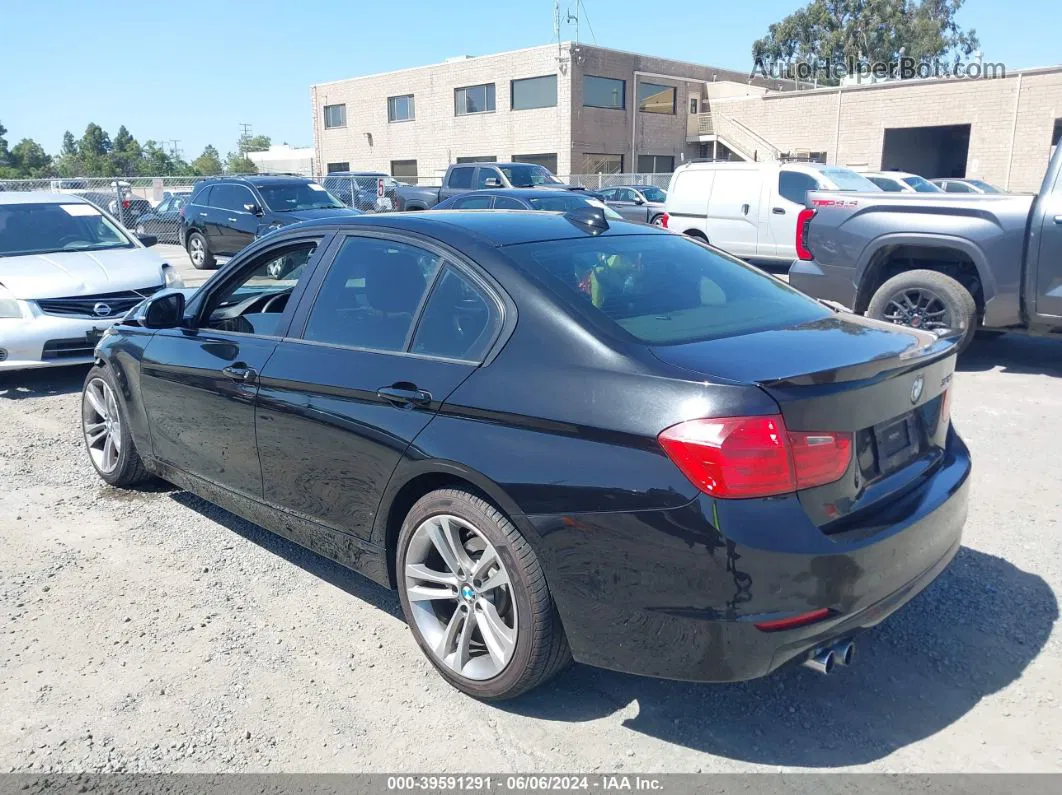 2015 Bmw 328i   Black vin: WBA3A5C51FF608031