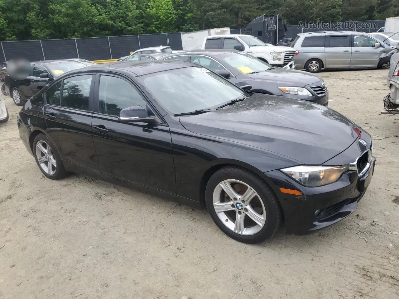 2012 Bmw 328 I Black vin: WBA3A5C52CF257190