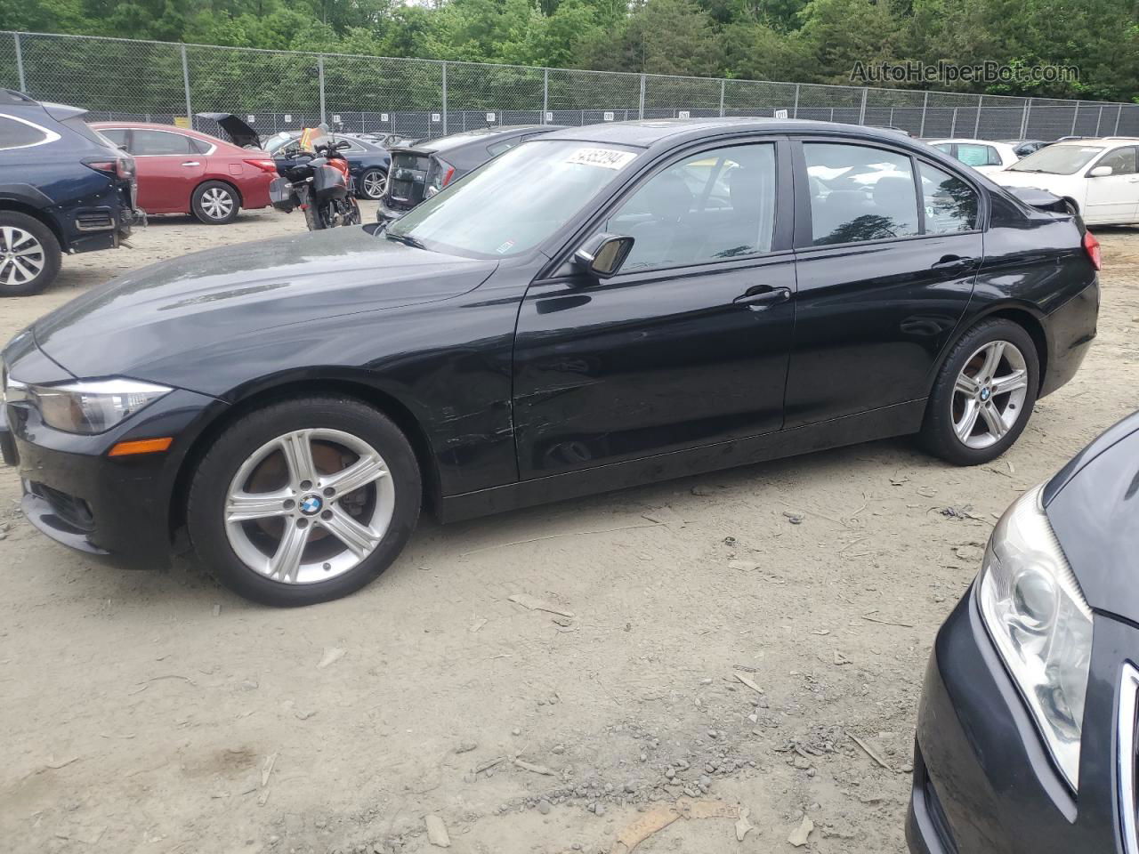 2012 Bmw 328 I Black vin: WBA3A5C52CF257190