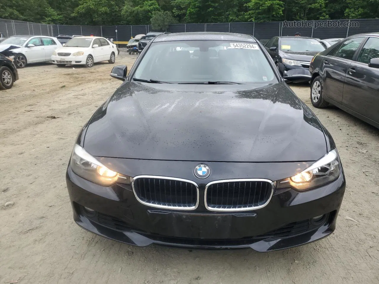 2012 Bmw 328 I Black vin: WBA3A5C52CF257190