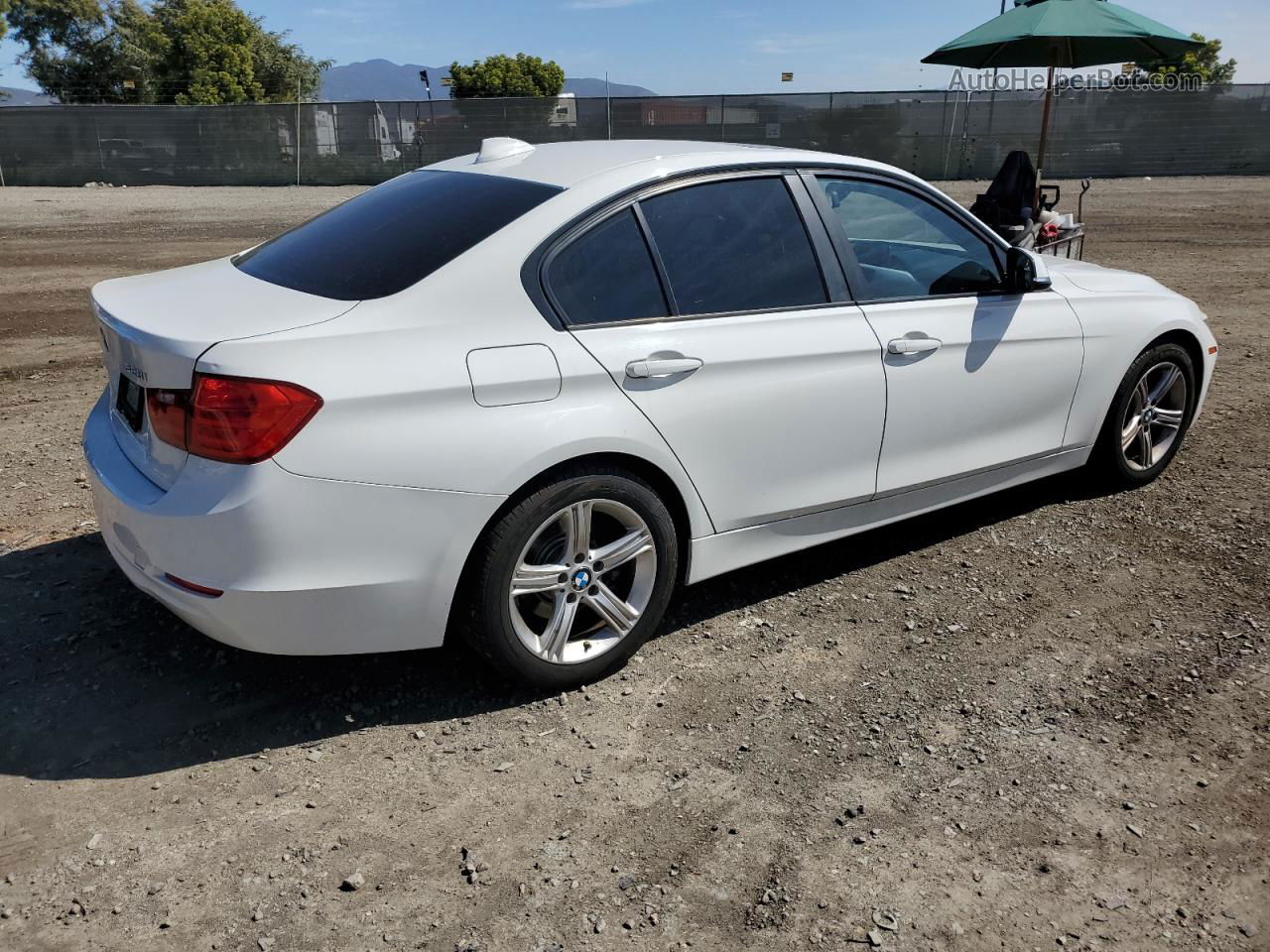 2012 Bmw 328 I White vin: WBA3A5C52CF341395