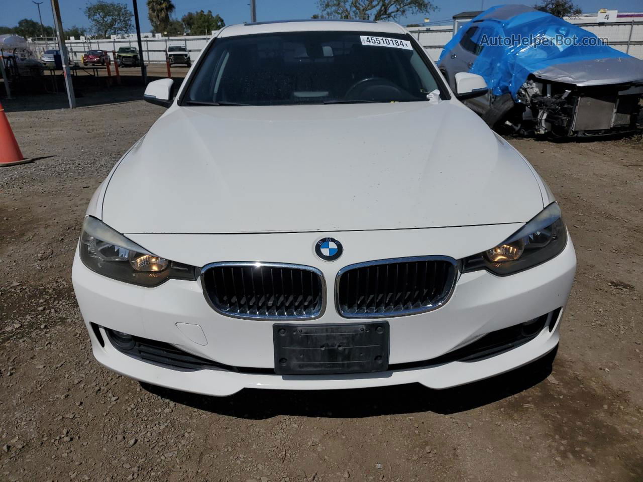 2012 Bmw 328 I White vin: WBA3A5C52CF341395