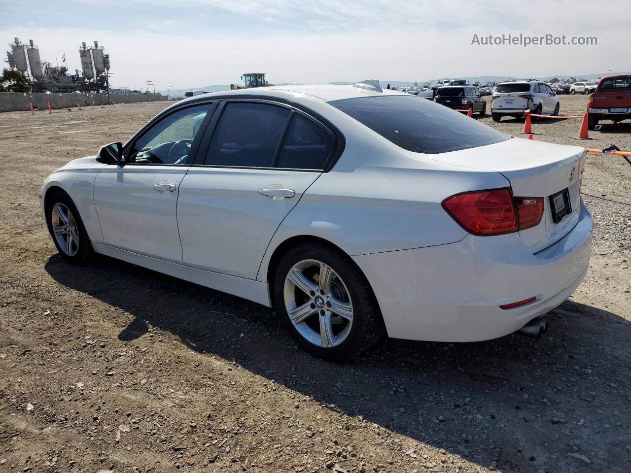 2012 Bmw 328 I White vin: WBA3A5C52CF341395