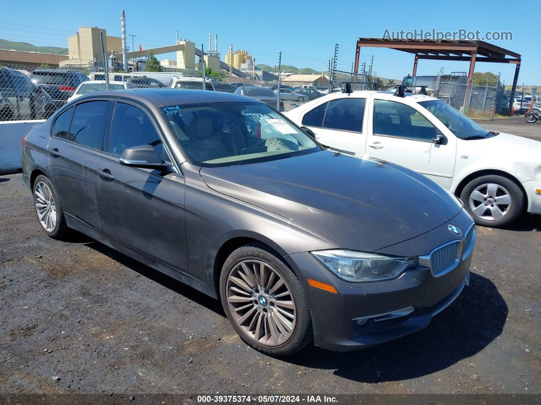 2012 Bmw 328i   Gray vin: WBA3A5C52CF341574