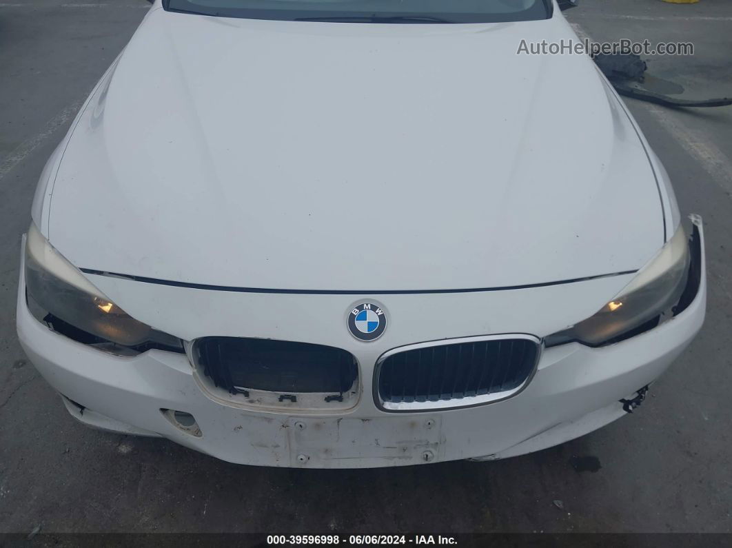 2012 Bmw 328i   White vin: WBA3A5C52CF345463