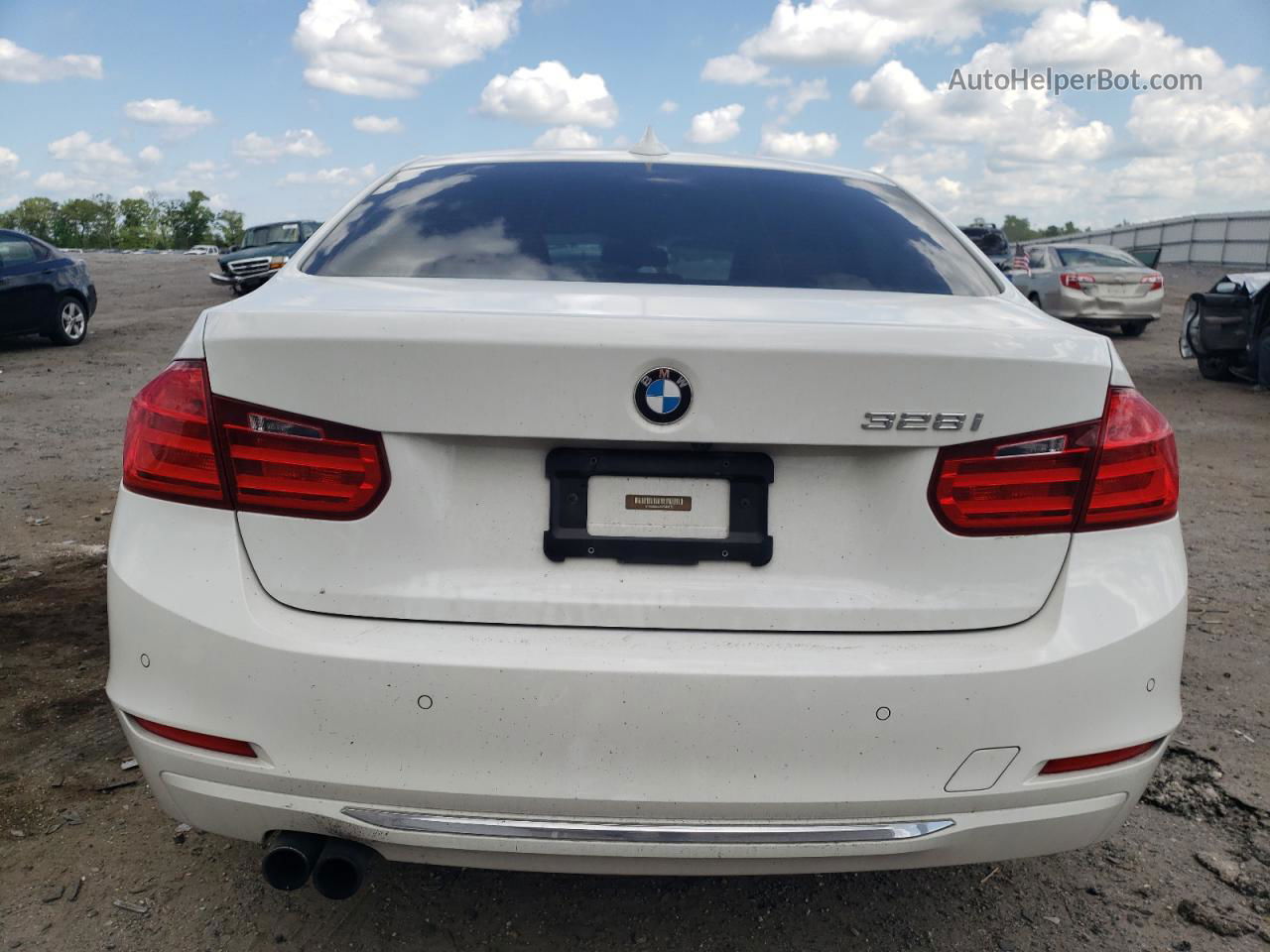 2012 Bmw 328 I Белый vin: WBA3A5C52CF346872