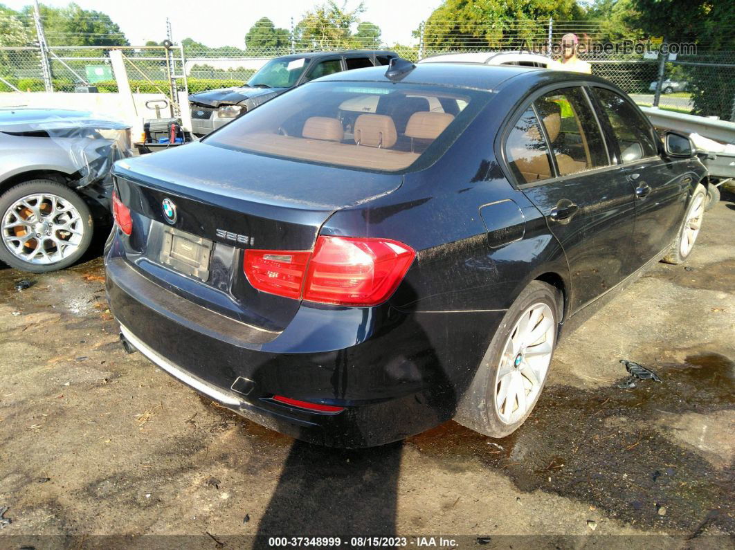 2012 Bmw 3 Series 328i Black vin: WBA3A5C52CF347052